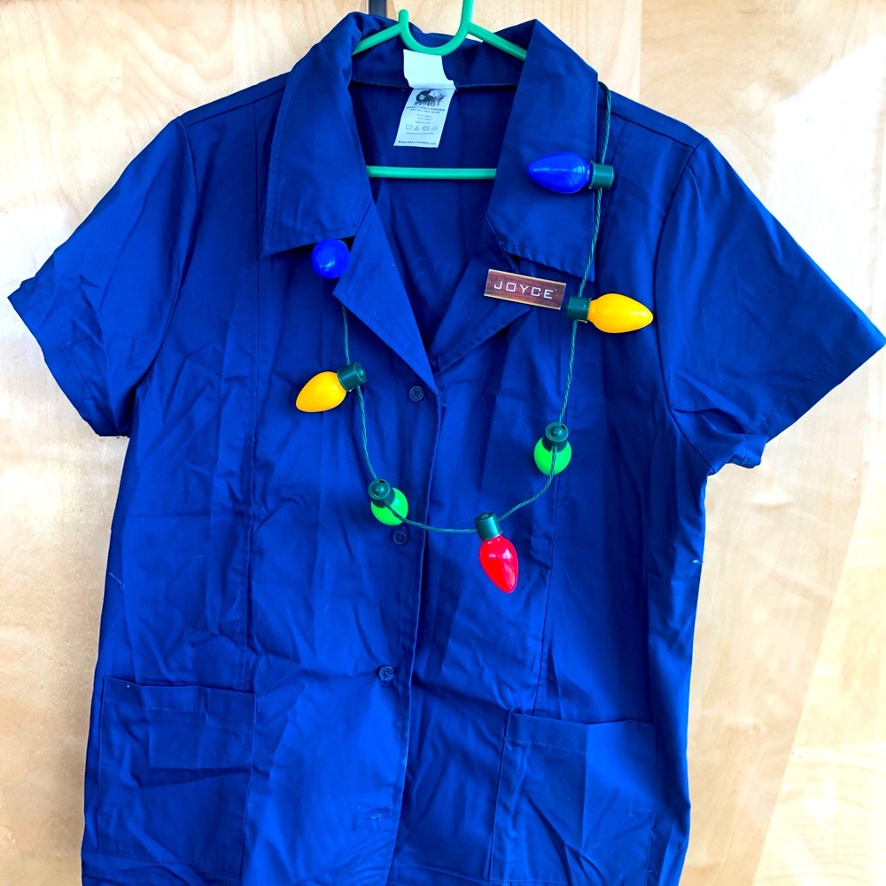 Stranger Things costume. Joyce smock /shirt